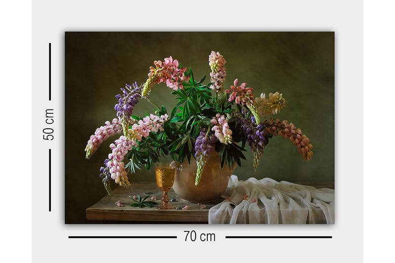 Koristeellinen Canvastaulu 50x70 cm - Monivärinen - Sisustustuotteet - Taulu & taide - Canvas-taulu