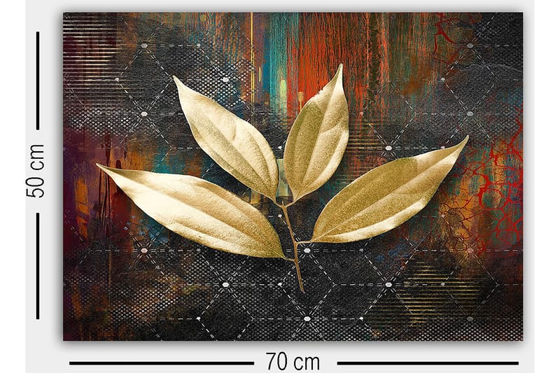 Koristeellinen Canvastaulu 50x70 cm - Monivärinen - Sisustustuotteet - Taulu & taide - Canvas-taulu