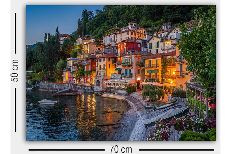 Koristeellinen Canvastaulu 50x70 cm - Monivärinen - Sisustustuotteet - Taulu & taide - Canvas-taulu