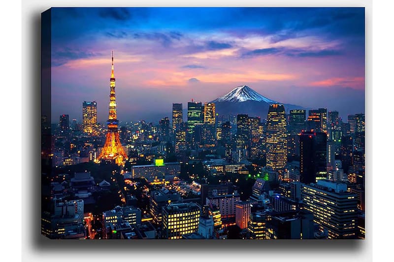 Koristeellinen Canvastaulu 50x70 cm - Monivärinen - Sisustustuotteet - Taulu & taide - Canvas-taulu