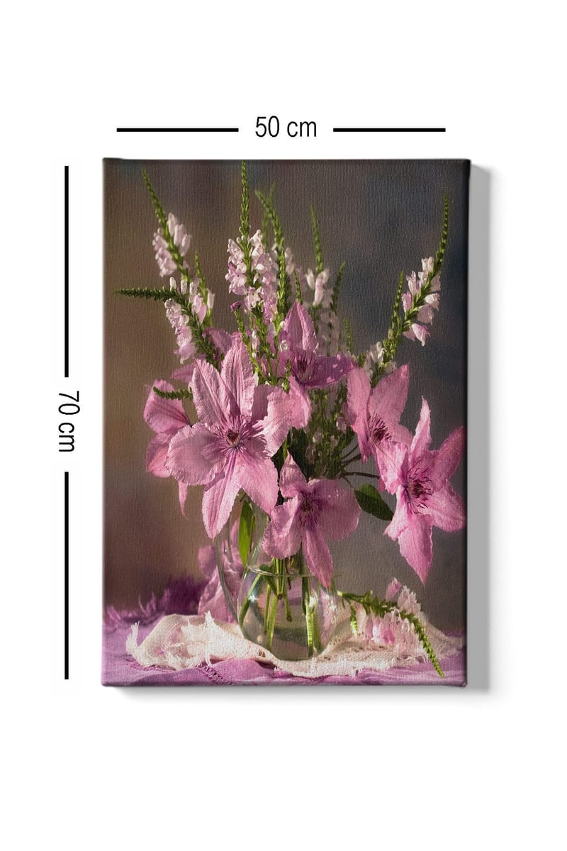 Koristeellinen Canvastaulu 50x70 cm - Monivärinen - Sisustustuotteet - Taulu & taide - Canvas-taulu