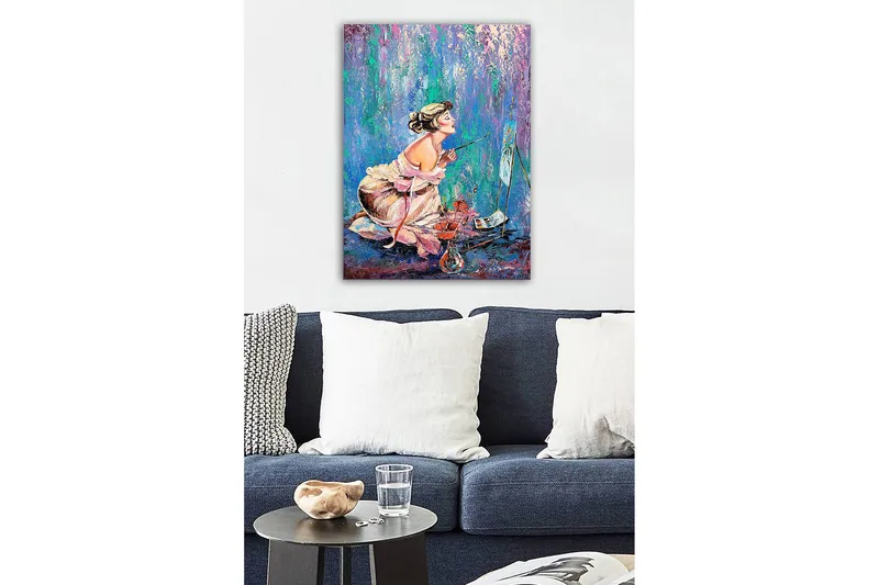 Koristeellinen Canvastaulu 50x70 cm - Monivärinen - Sisustustuotteet - Taulu & taide - Canvas-taulu