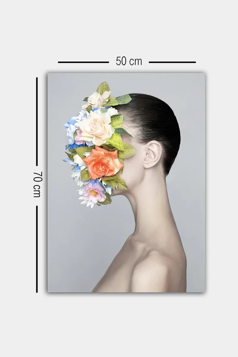 Koristeellinen Canvastaulu 50x70 cm - Monivärinen - Sisustustuotteet - Taulu & taide - Canvas-taulu