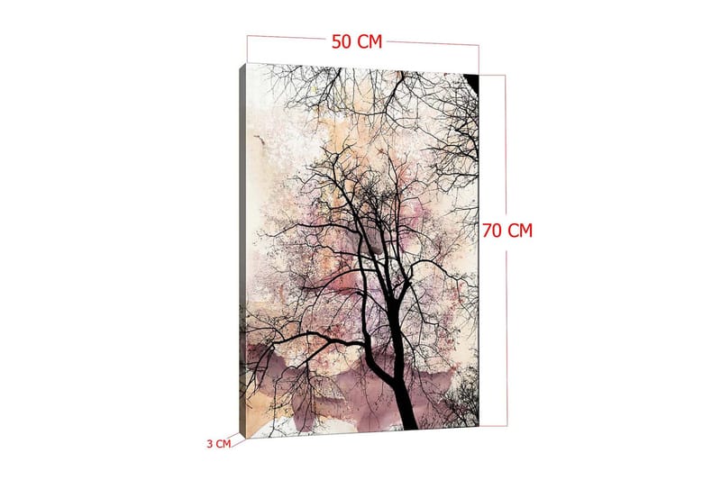 Koristeellinen Canvastaulu 50x70 cm - Monivärinen - Sisustustuotteet - Taulu & taide - Canvas-taulu