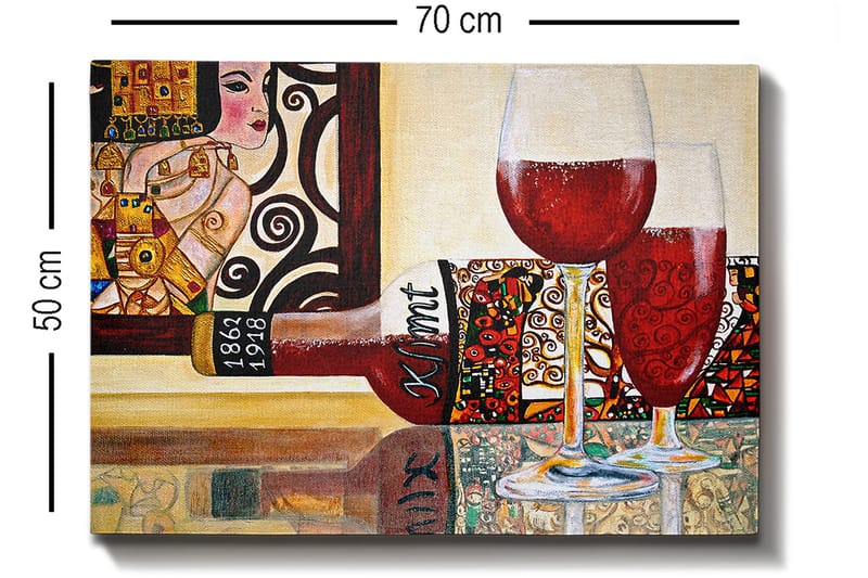 Koristeellinen Canvastaulu 50x70 cm - Monivärinen - Sisustustuotteet - Taulu & taide - Canvas-taulu