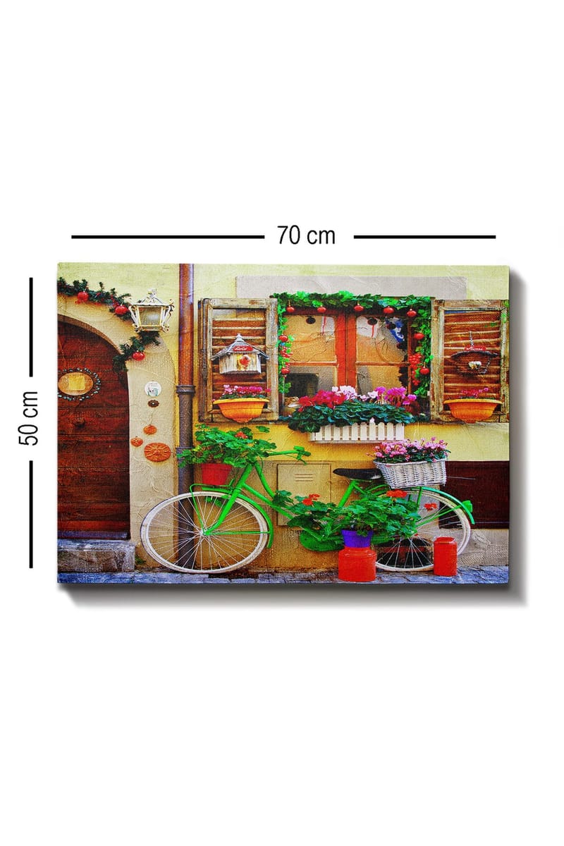 Koristeellinen Canvastaulu 50x70 cm - Monivärinen - Sisustustuotteet - Taulu & taide - Canvas-taulu