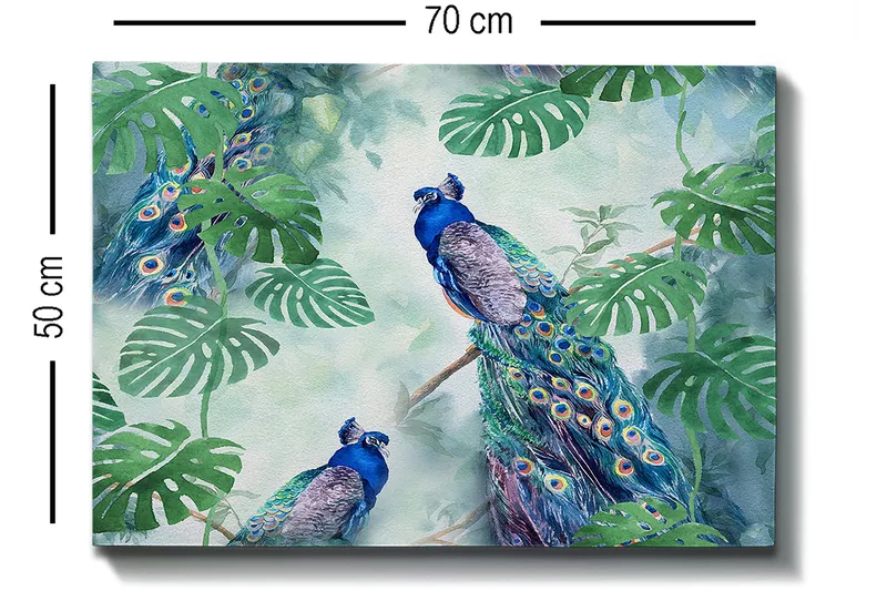 Koristeellinen Canvastaulu 50x70 cm - Monivärinen - Sisustustuotteet - Taulu & taide - Canvas-taulu