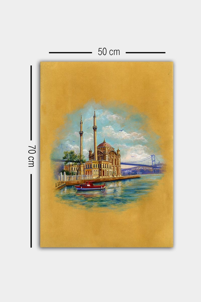 Koristeellinen Canvastaulu 50x70 cm - Monivärinen - Sisustustuotteet - Taulu & taide - Canvas-taulu