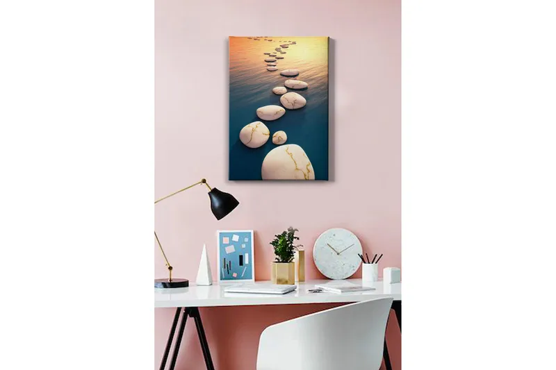 Koristeellinen Canvastaulu 50x70 cm - Monivärinen - Sisustustuotteet - Taulu & taide - Canvas-taulu