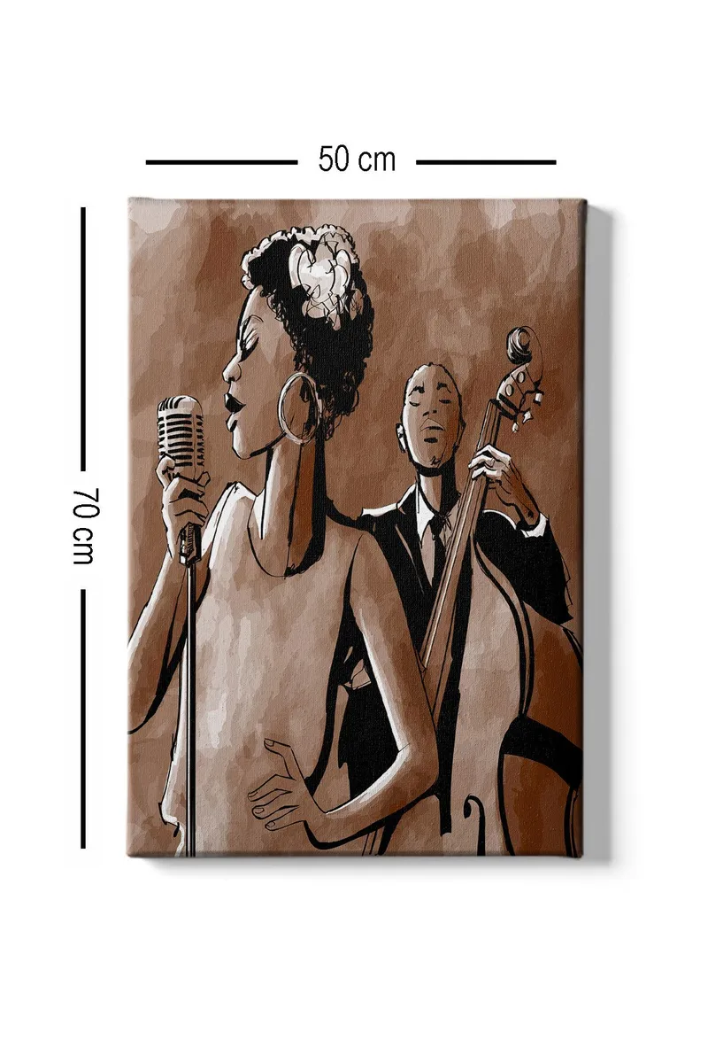 Koristeellinen Canvastaulu 50x70 cm - Monivärinen - Sisustustuotteet - Taulu & taide - Canvas-taulu