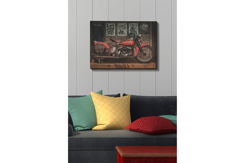 Koristeellinen Canvastaulu 50x70 cm - Monivärinen - Sisustustuotteet - Taulu & taide - Canvas-taulu