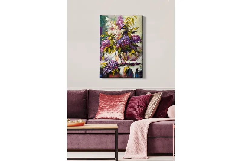 Koristeellinen Canvastaulu 50x70 cm - Monivärinen - Sisustustuotteet - Taulu & taide - Canvas-taulu