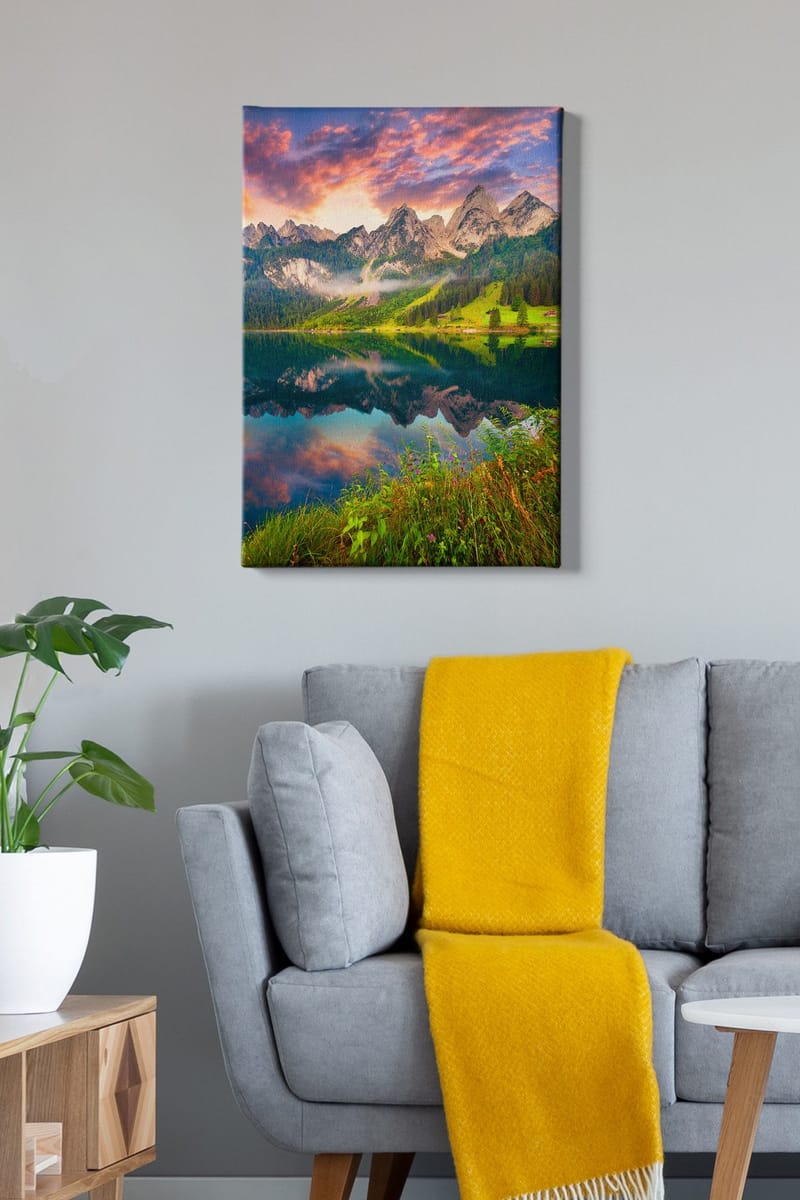 Koristeellinen Canvastaulu 50x70 cm - Monivärinen - Sisustustuotteet - Taulu & taide - Canvas-taulu