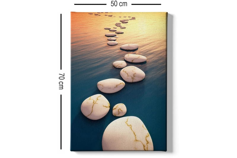Koristeellinen Canvastaulu 50x70 cm - Monivärinen - Sisustustuotteet - Taulu & taide - Canvas-taulu