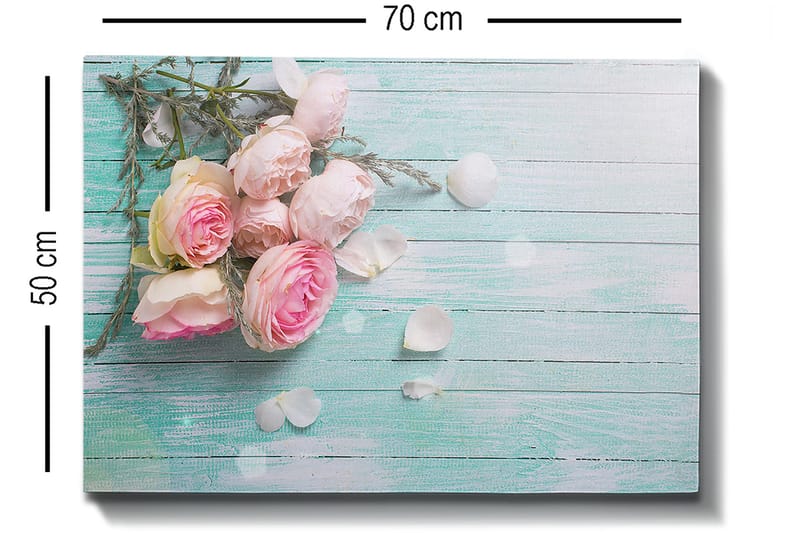 Koristeellinen Canvastaulu 50x70 cm - Monivärinen - Sisustustuotteet - Taulu & taide - Canvas-taulu