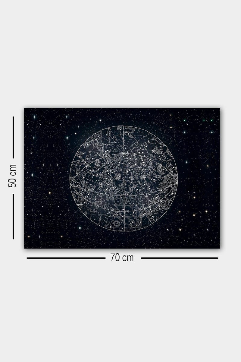 Koristeellinen Canvastaulu 50x70 cm - Monivärinen - Sisustustuotteet - Taulu & taide - Canvas-taulu