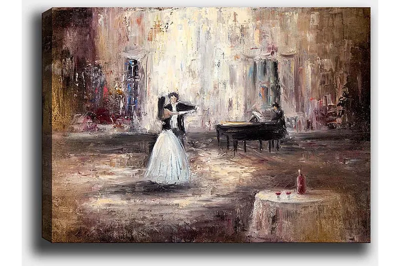 Koristeellinen Canvastaulu 50x70 cm - Monivärinen - Sisustustuotteet - Taulu & taide - Canvas-taulu