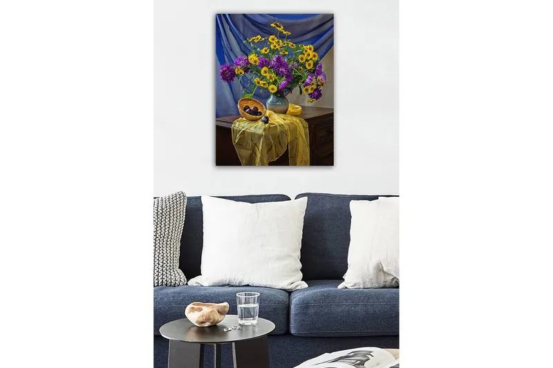 Koristeellinen Canvastaulu 50x70 cm - Monivärinen - Sisustustuotteet - Taulu & taide - Canvas-taulu