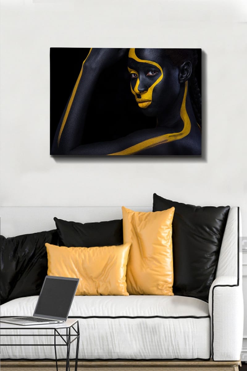 Koristeellinen Canvastaulu 50x70 cm - Monivärinen - Sisustustuotteet - Taulu & taide - Canvas-taulu