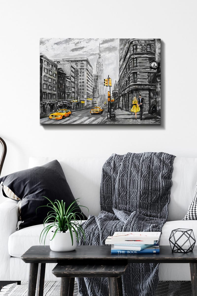 Koristeellinen Canvastaulu 50x70 cm - Monivärinen - Sisustustuotteet - Taulu & taide - Canvas-taulu