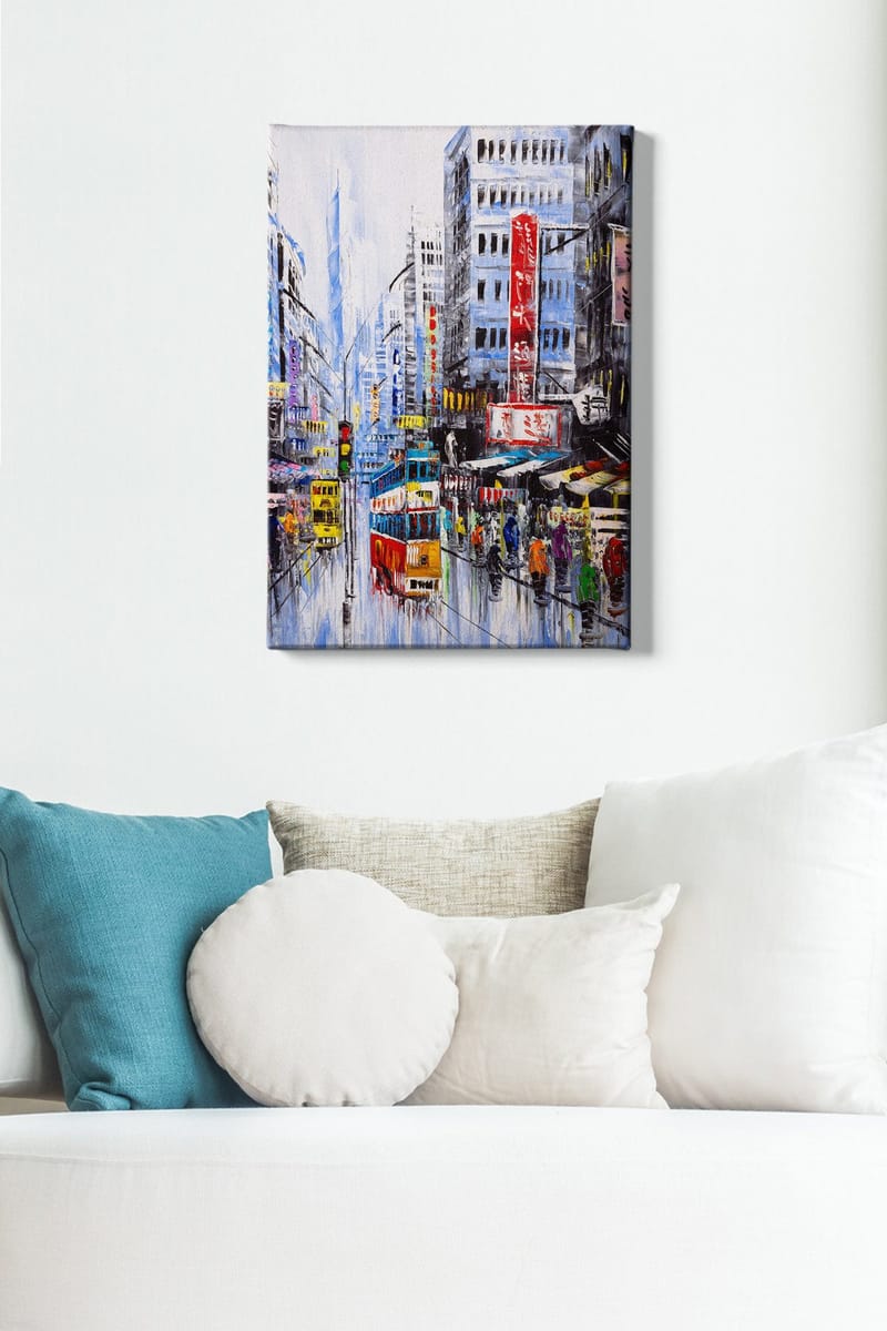 Koristeellinen Canvastaulu 50x70 cm - Monivärinen - Sisustustuotteet - Taulu & taide - Canvas-taulu