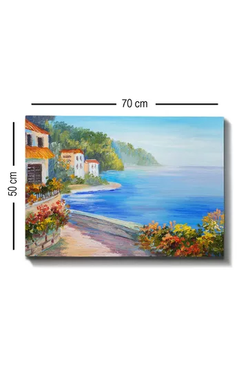 Koristeellinen Canvastaulu 50x70 cm - Monivärinen - Sisustustuotteet - Taulu & taide - Canvas-taulu