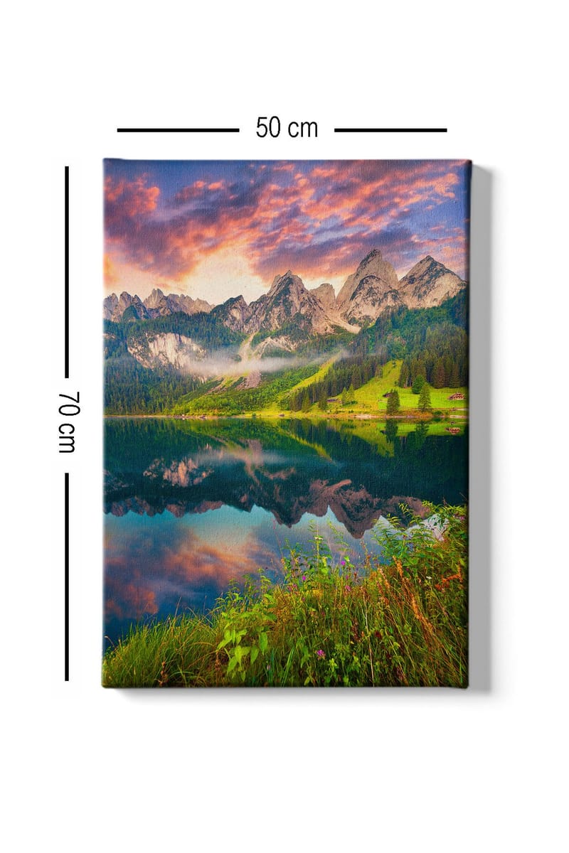 Koristeellinen Canvastaulu 50x70 cm - Monivärinen - Sisustustuotteet - Taulu & taide - Canvas-taulu