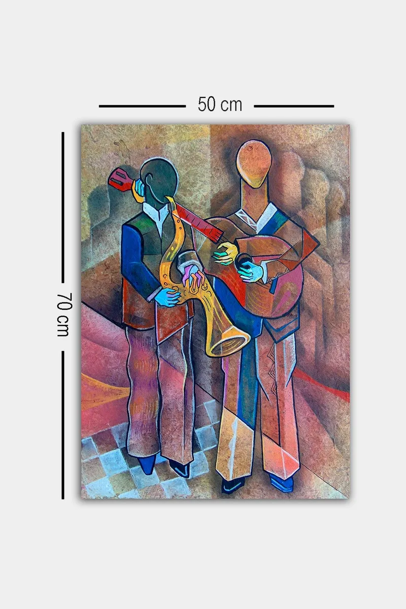 Koristeellinen Canvastaulu 50x70 cm - Monivärinen - Sisustustuotteet - Taulu & taide - Canvas-taulu