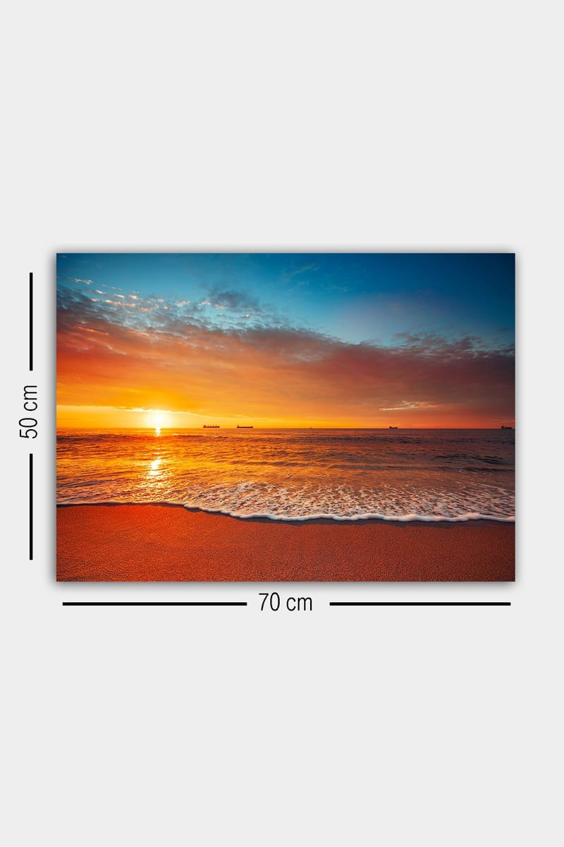 Koristeellinen Canvastaulu 50x70 cm - Monivärinen - Sisustustuotteet - Taulu & taide - Canvas-taulu