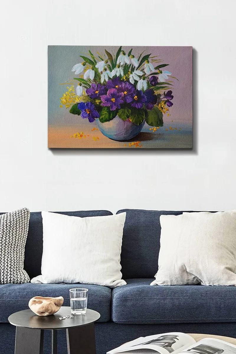 Koristeellinen Canvastaulu 50x70 cm - Monivärinen - Sisustustuotteet - Taulu & taide - Canvas-taulu