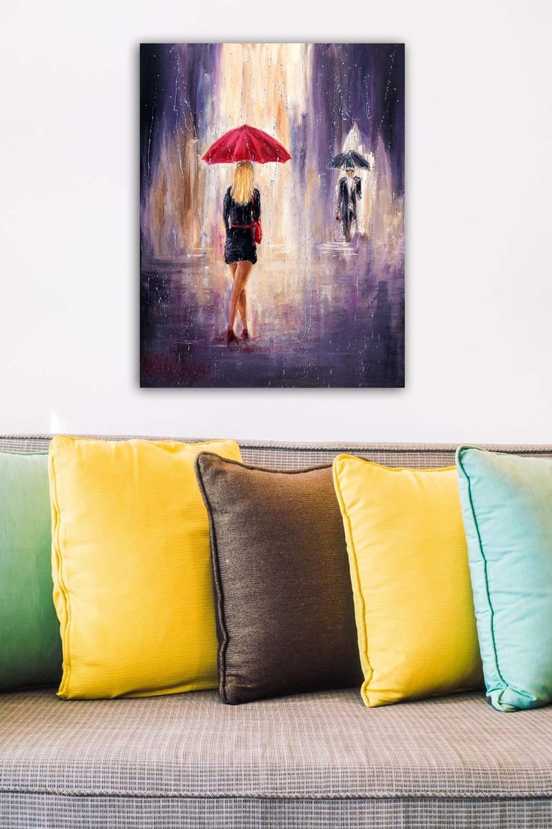 Koristeellinen Canvastaulu 50x70 cm - Monivärinen - Sisustustuotteet - Taulu & taide - Canvas-taulu