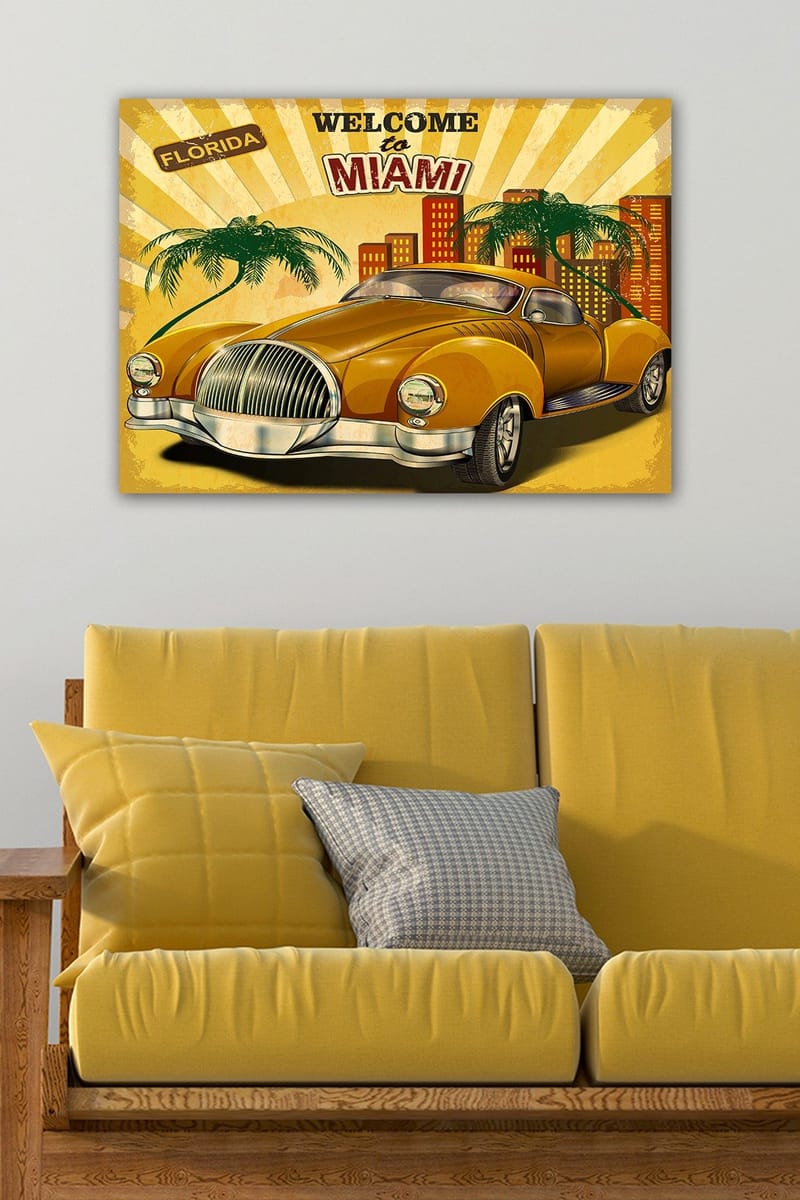 Koristeellinen Canvastaulu 50x70 cm - Monivärinen - Sisustustuotteet - Taulu & taide - Canvas-taulu