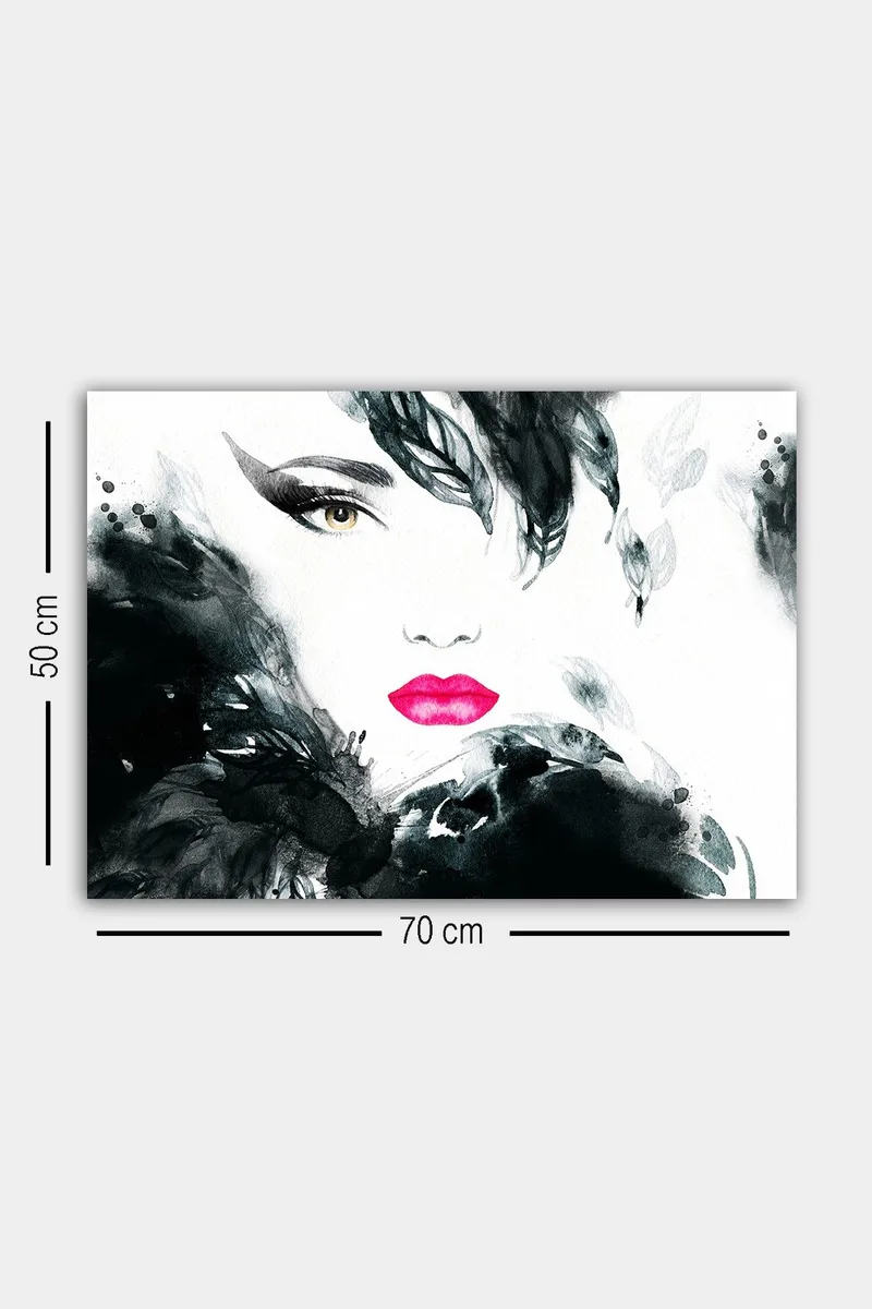 Koristeellinen Canvastaulu 50x70 cm - Monivärinen - Sisustustuotteet - Taulu & taide - Canvas-taulu