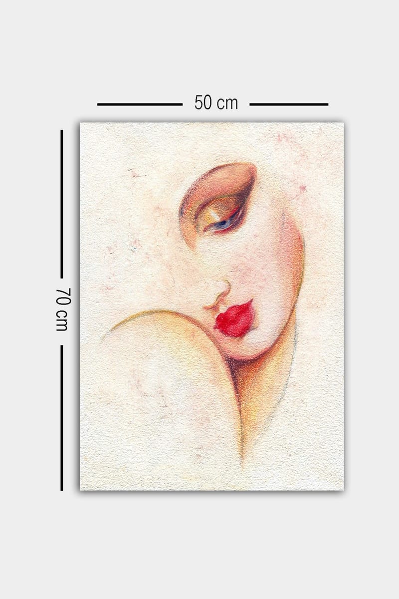 Koristeellinen Canvastaulu 50x70 cm - Monivärinen - Sisustustuotteet - Taulu & taide - Canvas-taulu