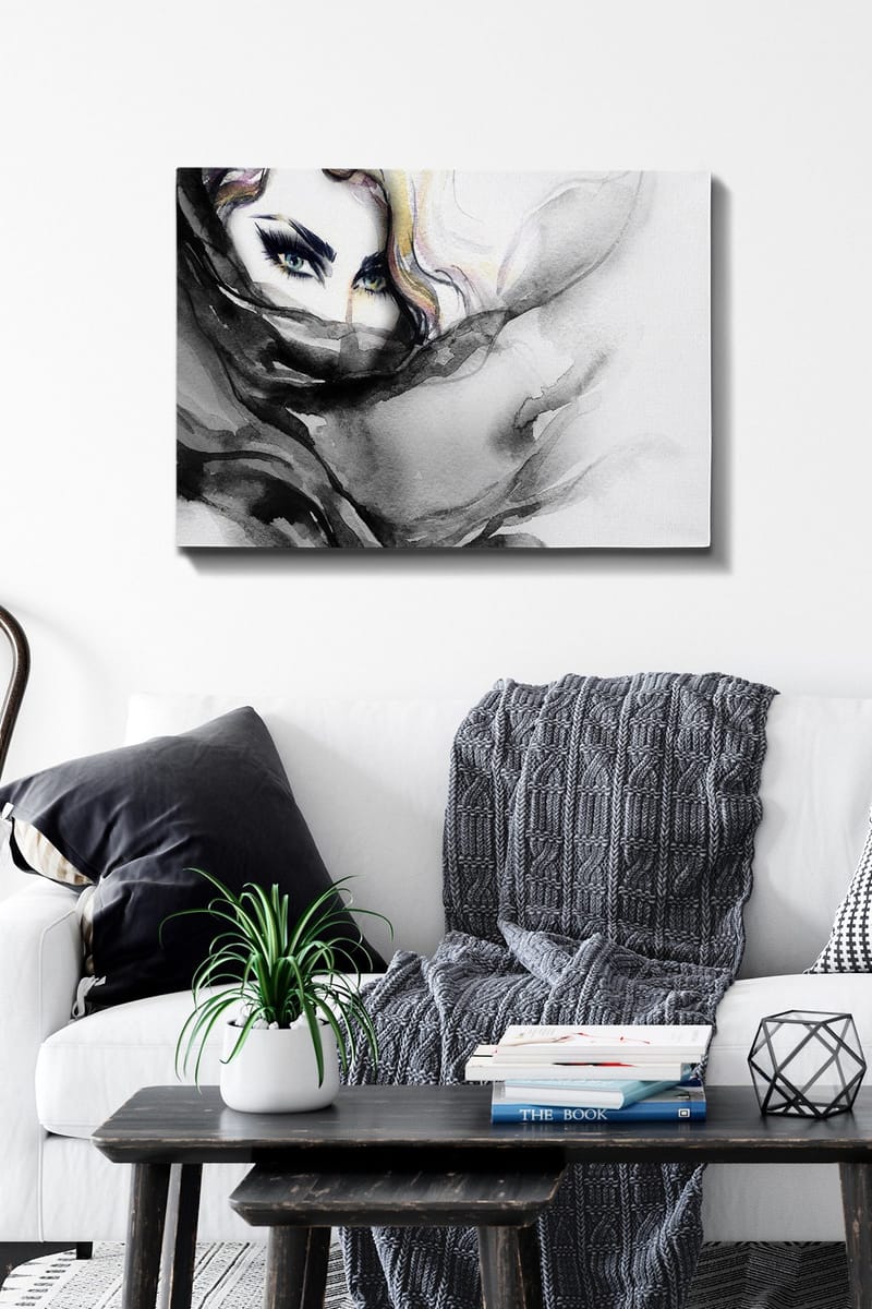 Koristeellinen Canvastaulu 50x70 cm - Monivärinen - Sisustustuotteet - Taulu & taide - Canvas-taulu