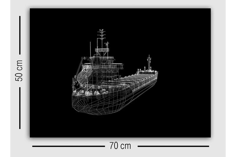 Koristeellinen Canvastaulu 50x70 cm - Monivärinen - Sisustustuotteet - Taulu & taide - Canvas-taulu