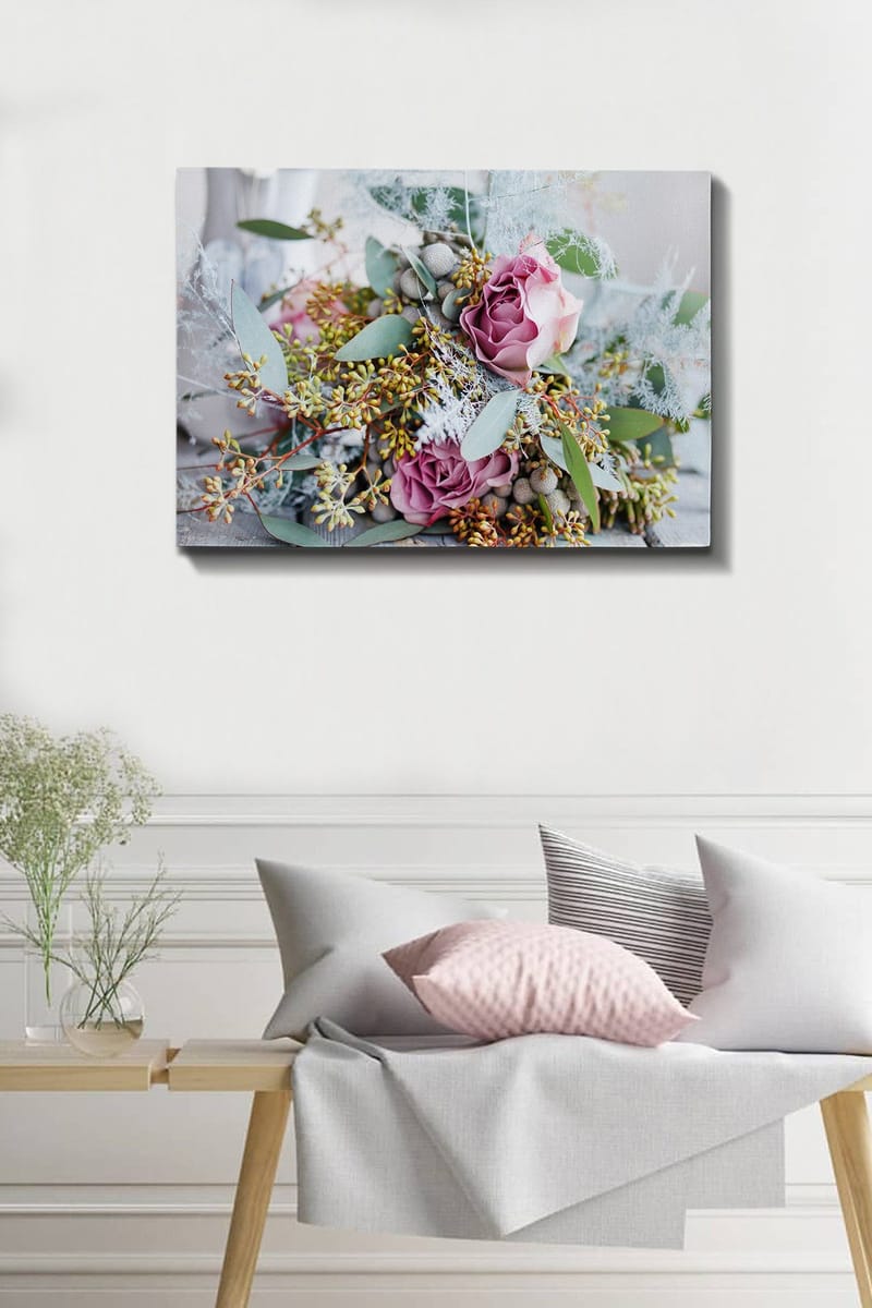 Koristeellinen Canvastaulu 50x70 cm - Monivärinen - Sisustustuotteet - Taulu & taide - Canvas-taulu