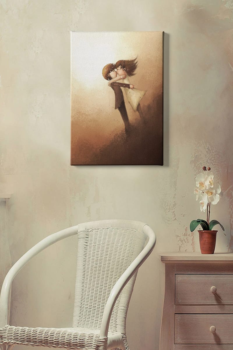 Koristeellinen Canvastaulu 50x70 cm - Monivärinen - Sisustustuotteet - Taulu & taide - Canvas-taulu