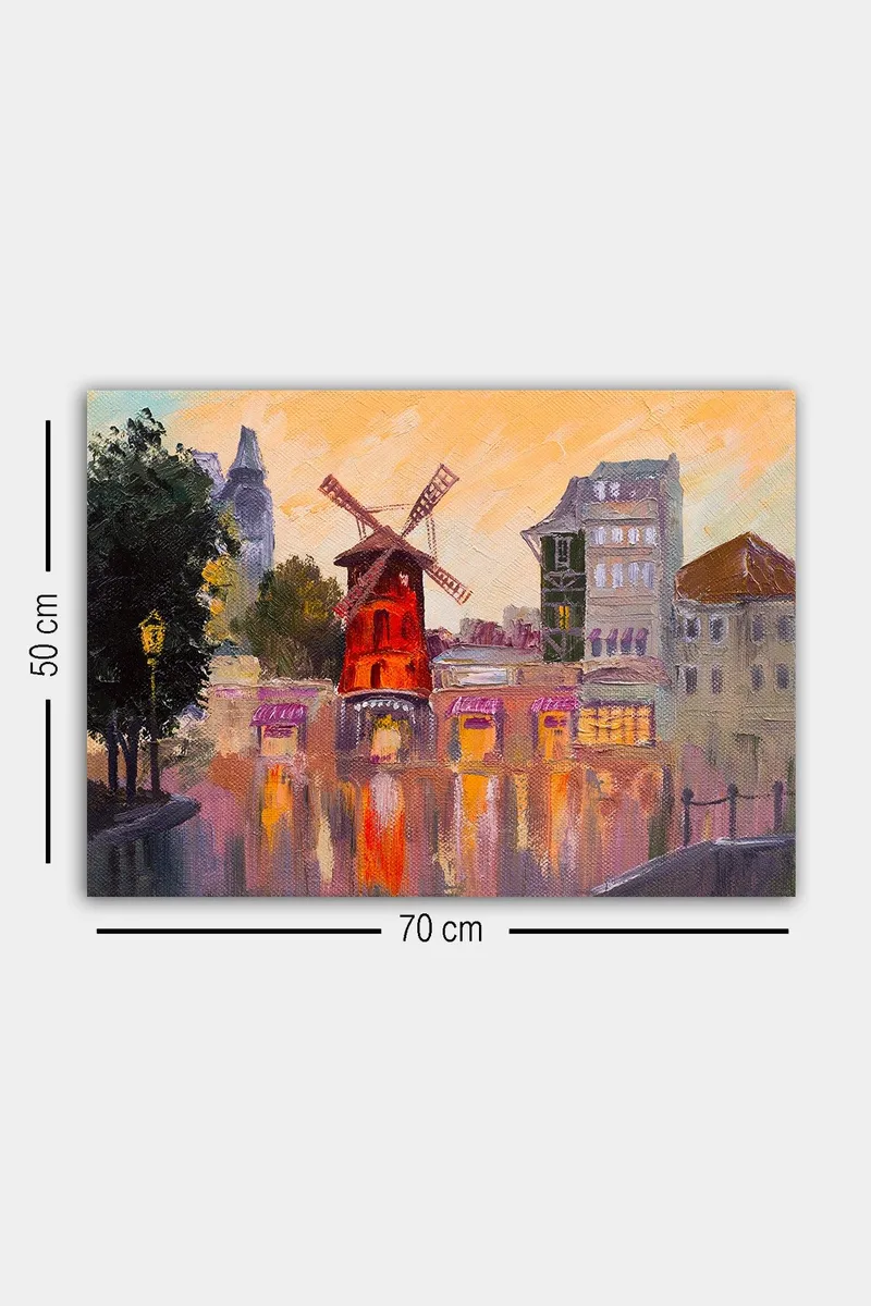 Koristeellinen Canvastaulu 50x70 cm - Monivärinen - Sisustustuotteet - Taulu & taide - Canvas-taulu