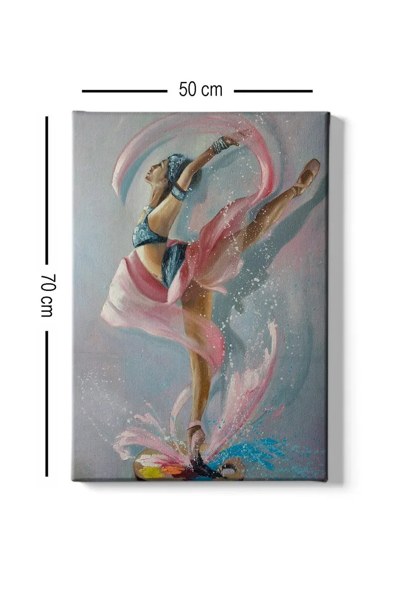 Koristeellinen Canvastaulu 50x70 cm - Monivärinen - Sisustustuotteet - Taulu & taide - Canvas-taulu