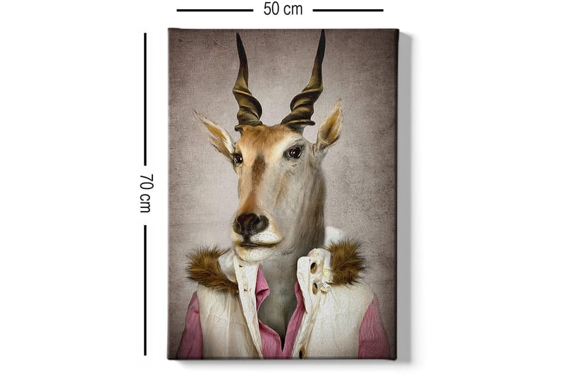 Koristeellinen Canvastaulu 50x70 cm - Monivärinen - Sisustustuotteet - Taulu & taide - Canvas-taulu