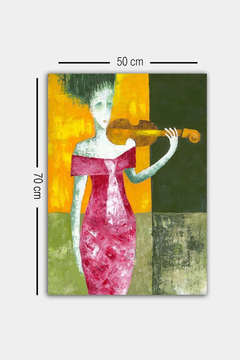 Koristeellinen Canvastaulu 50x70 cm - Monivärinen - Sisustustuotteet - Taulu & taide - Canvas-taulu