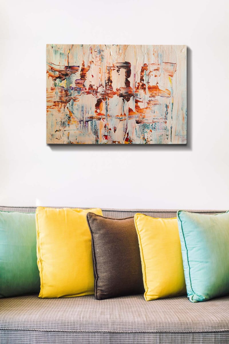 Koristeellinen Canvastaulu 50x70 cm - Monivärinen - Sisustustuotteet - Taulu & taide - Canvas-taulu