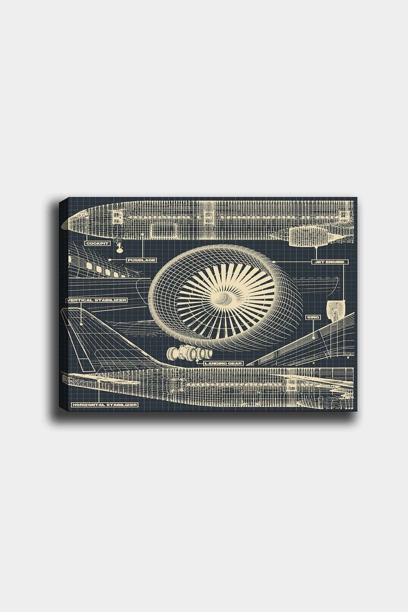 Koristeellinen Canvastaulu 50x70 cm, Monivärinen