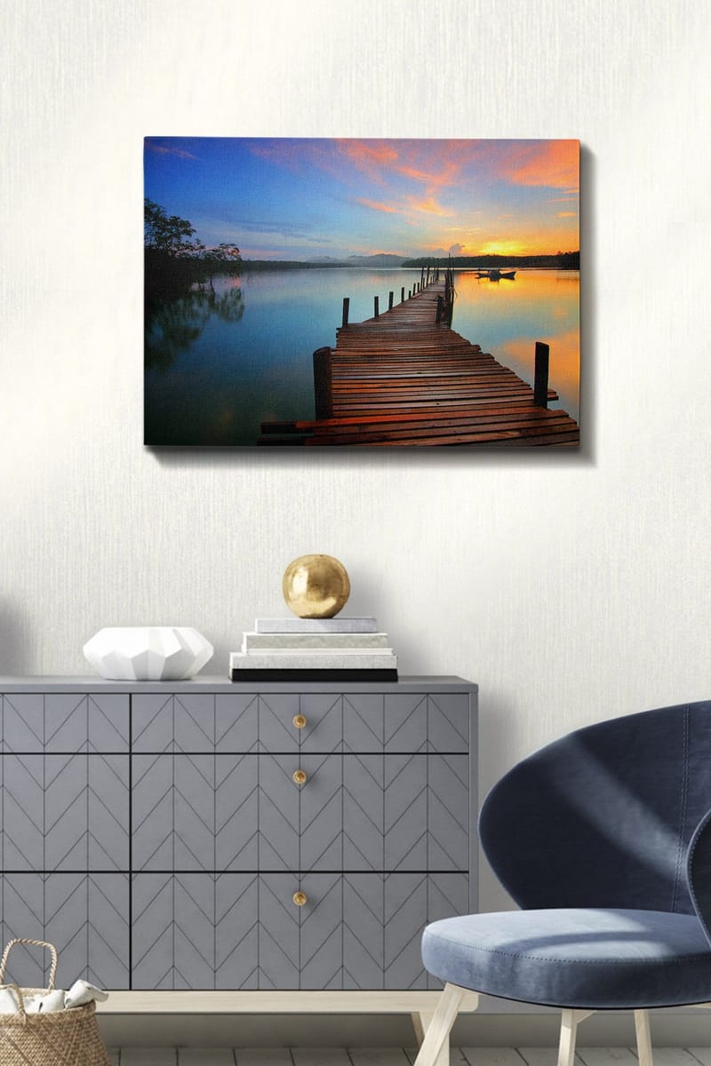 Koristeellinen Canvastaulu 50x70 cm - Monivärinen - Sisustustuotteet - Taulu & taide - Canvas-taulu