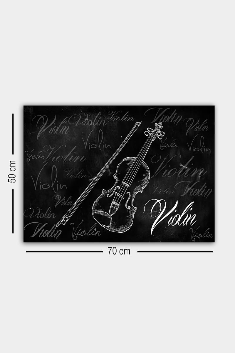 Koristeellinen Canvastaulu 50x70 cm - Monivärinen - Sisustustuotteet - Taulu & taide - Canvas-taulu