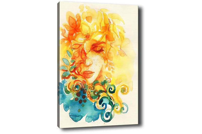 Koristeellinen Canvastaulu 50x70 cm - Monivärinen - Sisustustuotteet - Taulu & taide - Canvas-taulu