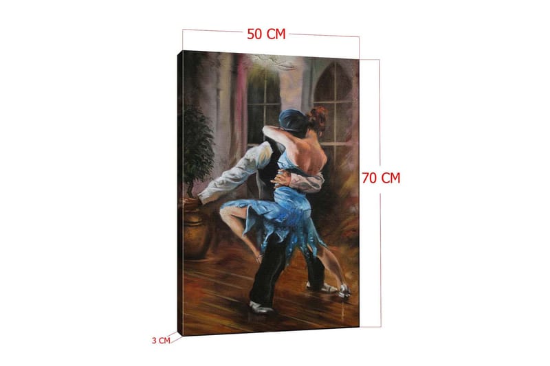 Koristeellinen Canvastaulu 50x70 cm - Monivärinen - Sisustustuotteet - Taulu & taide - Canvas-taulu