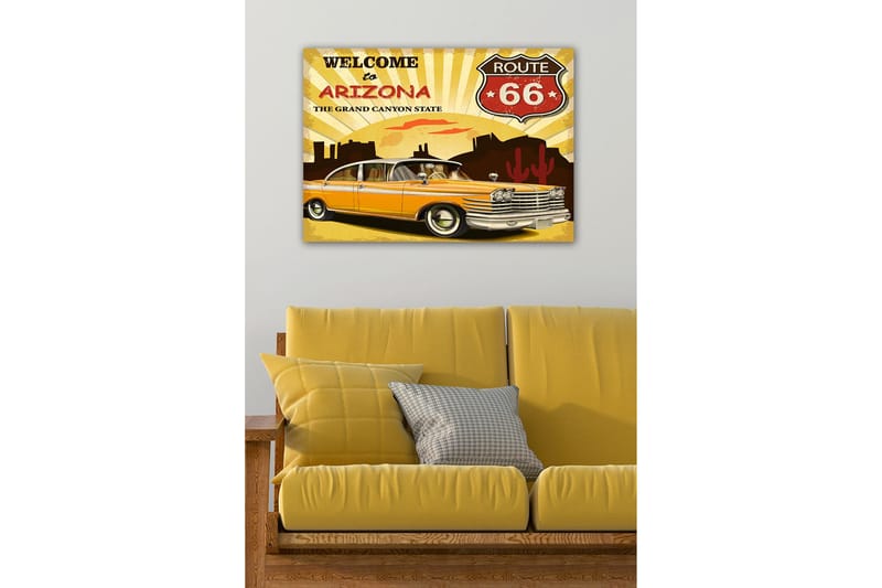 Koristeellinen Canvastaulu 50x70 cm - Monivärinen - Sisustustuotteet - Taulu & taide - Canvas-taulu