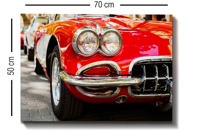 Koristeellinen Canvastaulu 50x70 cm - Monivärinen - Sisustustuotteet - Taulu & taide - Canvas-taulu